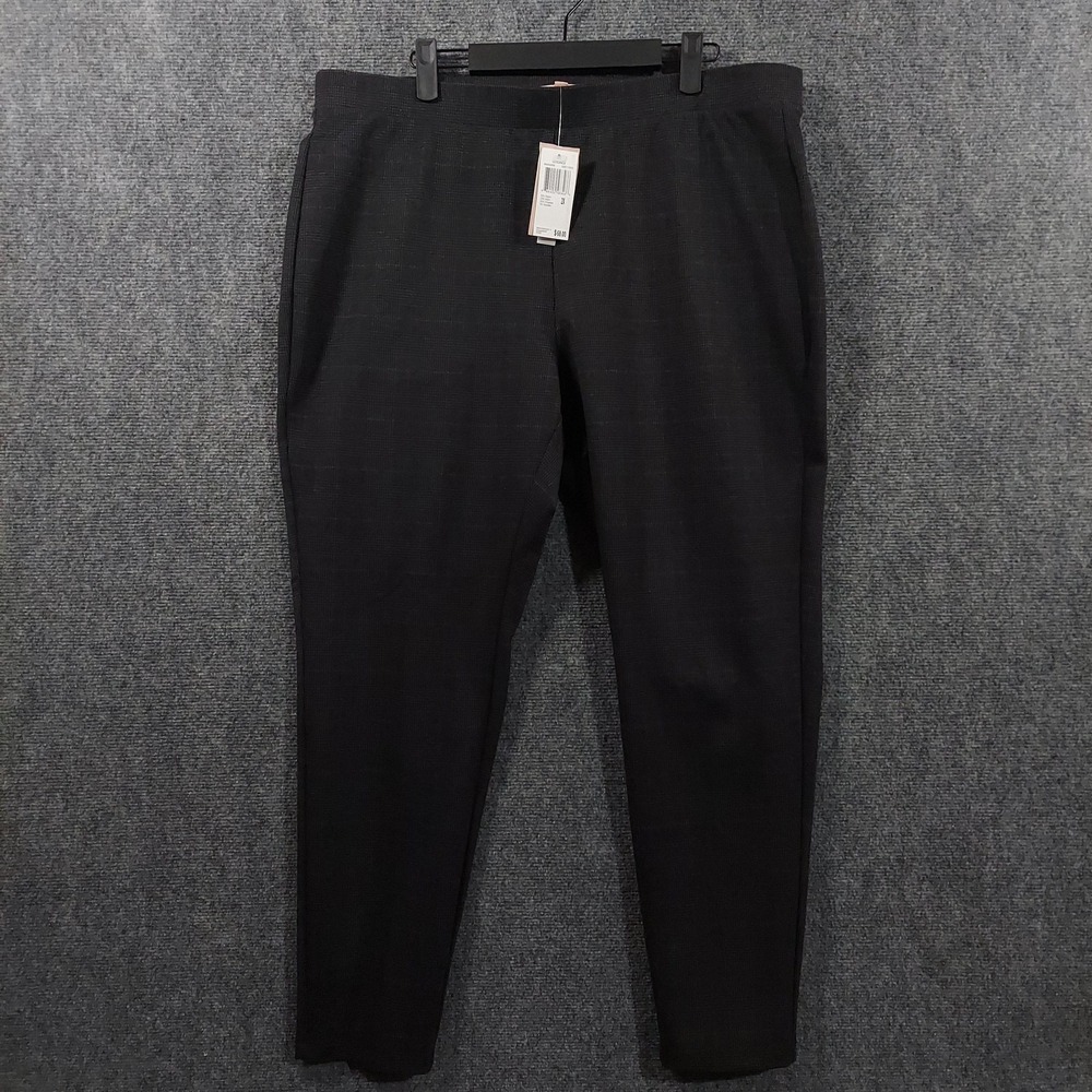 Philosophy Republic Clothing Jegging Pants Womens 2X Gray‎ Plaid Pull On Stretch - Picture 2 of 14